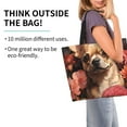 thumbnail image 2 of Disketp Vintage Red Flower Chihuahua Bolsa Tote Estampada para Mujer, Bolso de Hombro y de Mano para Compras y Viajes, 2 of 8