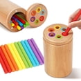 thumbnail image 1 of Montessori Toys Soarly, clasificador de colores de madera para niños de más de 18 m, 1 of 8