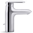 thumbnail image 4 of KOHLER K-98827-4-CP Single Handle Single Hole Mount, 1 Hole Straight Spout Bathroom Faucet, Polished chrome, 4 of 6
