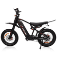 thumbnail image 2 of BAOLUJIE M2 3000W Electric Dirt Bike for Adults, 53 MPH, 60V/25Ah Removable Battery, 20x4.0 Fat Tires, Full Suspension, Heavy-Duty Aluminum Frame, Off-Road MTB, UL2849(Red), 2 of 6