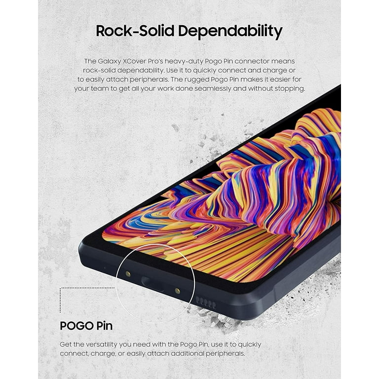 Samsung Galaxy Xcover PRO Rugged (IP Rated) 64GB Cell phone 4G LTE