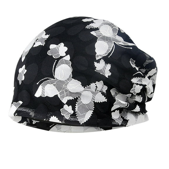 LABSERRON 1Set Women's Cotton Hat Sleep Hair Bonnet Windproof for Outdoor Activities 10.62x10.62x0.51 Inch