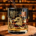 thumbnail image 2 of 250th Anniversary Commemorative Whiskey Glass, America 1776-2026 Patriotic Relief Drinking Cup, Bourbon Scotch Tumbler for Independence Day Gift Decor, 2 of 5