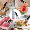 thumbnail image 3 of Pelle à Crème Glacée avec Poignée Confortable, Acier Inoxydable Robuste, Pelles à Forme Parfaite, Pelle à Crème Glacée (Noir), 3 of 5