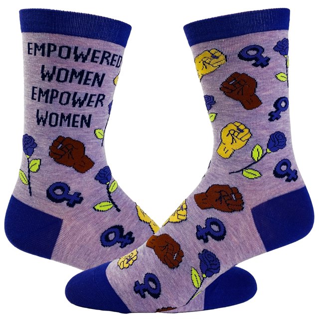 Femmes Autonomisées Femmes Chaussettes Fille Puissance Nouveauté Chaussures