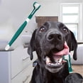 thumbnail image 5 of POINTERTECK 2 Pcs Three Sided Pet Toothbrush ,Dog 3-Head Brush Addition Bad Breath Tartar Teeth Care Dog Cat Multi-Angle Cleaning Mouth, 5 of 7