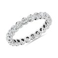 thumbnail image 1 of 1.00 Carat Excellent Bracelet Rond Naturel Diamond Unique pour Femmes Solide 18K Blanc Or Taille 8.5, 1 of 7