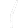 Genuine OE Mercedes-Benz Shift Lever - 170-267-00-01