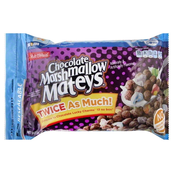 MaltOMeal Chocolate Marshmallow Mateys Cereal 24 oz. Bag