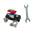 thumbnail image 2 of amagogo Car Cut Off Switch Universal Auto Components High Performance Disconnect Switch Silver, 2 of 10
