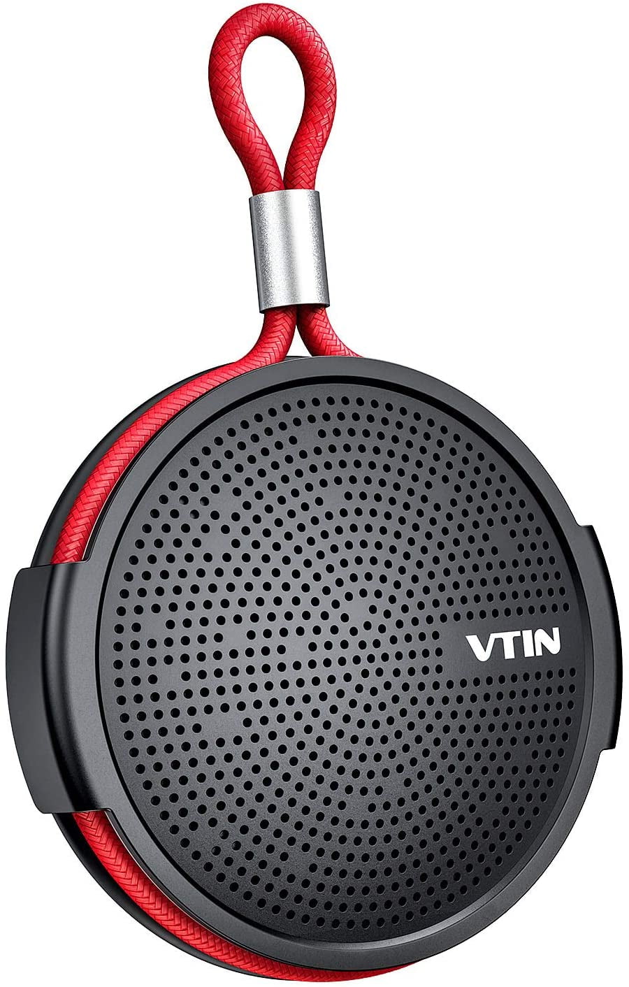 Built-in Microphone VTIN Portable Outdoor Speakers Bluetooth Black Bluetooth Speaker Waterproof with HiFi Sound Big Bluetooth Speakers with 30 Hours 