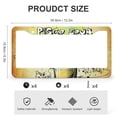 thumbnail image 3 of License Plate Cover Pisco Sour Licenses Plates Frames Front Licenses Plate Covers Car Tag Frame 2 PCS Ice Tea Cocktail Ingredients Aluminum Metal License Plate Frame for Women Men, 3 of 6