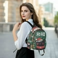 thumbnail image 6 of FORMRS Mini Backpack Purse for Women Travel Daypack Casual Shoulder Bag, Christmas Cat, 6 of 7