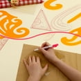 thumbnail image 4 of Jupean Ruler, Sewing Ruler, for Beginners Tailors Designers, 4 of 7