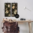 thumbnail image 3 of Stupell Vintage French Typography Flowers Botanical & Floral Painting Black Framed Art Print Wall Art, Set of 2, 3 of 8