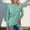 Light Green, variant on Women's Casual Crew Neck Long Sleeve T Shirt Printed Breathable Top Women V Neck Workout Womens Turtle Neck Long Sleeve Tops Casual Raglan Tee Short Shirt Tech Stretch Medium Sleeve Spandex Long