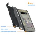 thumbnail image 3 of Value Pack for 5.8" Samsung Galaxy S10e Hybrid Heavy Duty Belt Clip Shockproof Holster Kickstands Soft Silicone Absorber Rugged Defender Cover Hard Back Dual Layers Armor Bumper Case + CamoDeer, 3 of 4
