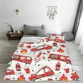 thumbnail image 5 of Sikiie Fire Truck Ultra-Soft Micro flannel Blanket Luxury All Seasons Warm Blanket for Bedding Sofa and Travel (4 sizes)-60"x50", 5 of 7