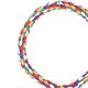 thumbnail image 2 of Round Circle Climbing Rings Colorful Cotton Rope Swing Pet Bird Perch Biting Standing Playing Toy, 2 of 4
