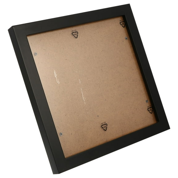 Raindrops Black Wooden Photo Frame for Decor with Stable Support and Simple Design 8 inch