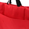 thumbnail image 4 of Coussin de Siège Pliant Coussin de Chaise pour Camping Extérieur Pique-Nique Stade Gradins Bateau Rouge, 4 of 8