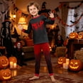 thumbnail image 6 of Racifhz Family Matching Halloween Pajamas Set Cute Pumpkin Print Loungewear Long Sleeve Sleepwear Top and Pants Holiday Outfits Halloween Gifts for Family Adults, 6 of 6