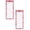 Red, variant on 1 Pc Magnetic Notepad with Realistic Fruit Design Magnetic Note Pad for Fridge Refrigerator Note Pad Magnetic Shopping List Pad with Magnetic Back for Grocery List, 3.5x8.38 Inch, Pink