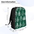 thumbnail image 3 of Rocae Christmas Trees print Computer bag with separate compartment, suitable for 15 inch laptop backpack, gift for men and women, 3 of 8