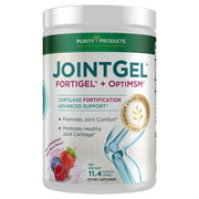 Joint Gel Formula from Purity Products - Bioactive Collagen Peptides   MSM - Supports Joint Function   Flexibility while Fortifying Joint Cartilage - Dual Action, Berry Flavored Powder - 30 Day Supply