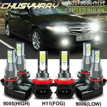 Led Headlights   Fog Lights Bulbs Kit for Honda Accord 2006-2009 2010 2011 2012