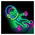thumbnail image 4 of Letrero De Neón De Astronauta Alienígena Con Luz Colorida Regulable Para Habitación De Los Niños Dormitorio Fiesta De Cumpleaños O Decoración 40cmx29.7cm, 4 of 7