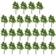 thumbnail image 1 of 25pcs Mini árbol verde conjunto de árboles de modelo de paisaje de paisaje, 1 of 5