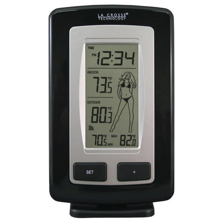Lacrosse Wireless Temperature Station - La Crosse Technology Wireless Temperature Station with Advanced Icon
