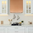 thumbnail image 3 of Akicon Stainless Steel Range Hood, Modern Box Ducted Kitchen Hood with Powerful Vent Motor, Wall Mount, 30"W*30"H*14"D, Copper, 3 of 10