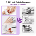 thumbnail image 5 of OKCOIN 3 in 1 Acetone Nail Polish Remover,Acetone & Non Drying for Regular & Shellac Nail Polishes,16.88 fl.oz，2Pcs, 5 of 8
