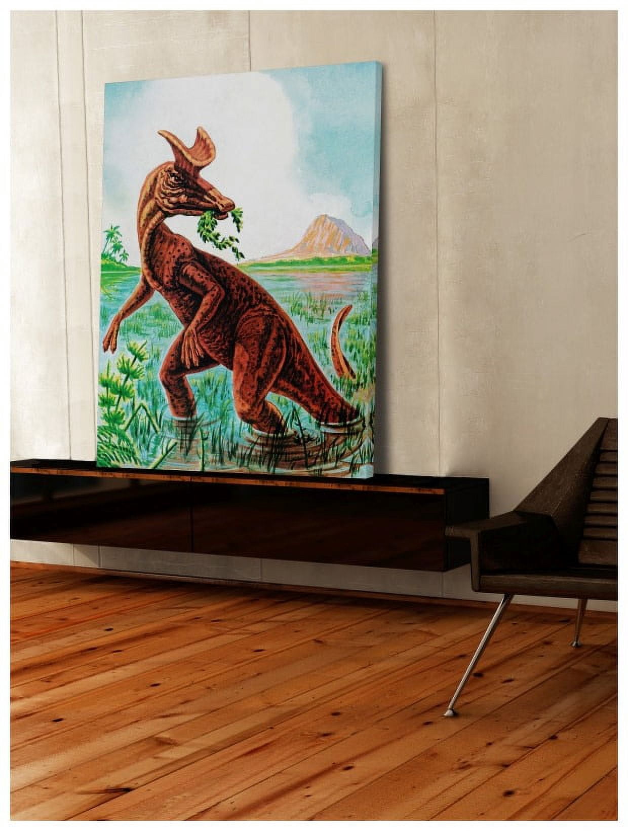 Marmont Hill "Lambeosaurus" by Curtis Painting Print on Canvas
