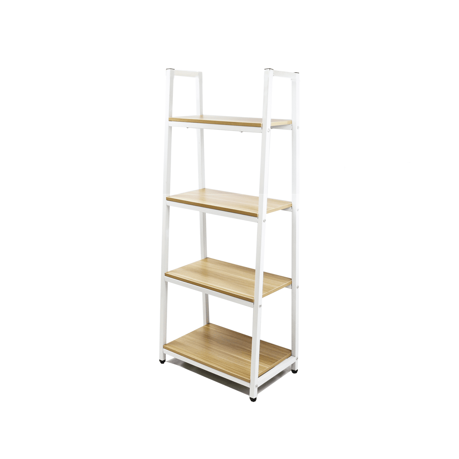 Heavy Duty Metal Home Decorate Bookcase 4 Shelf White Heavy Duty Metal Home Decorate Bookcase 4 Shelf White