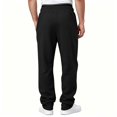 thumbnail image 6 of Zimjoy Men's Baggy Sweatpants Loose Fit Wide Leg Open Bottom Jogging Pants Soft Casual Drawstring Elastic Waist Sweat Pants Workout Athletic Black L, 6 of 6
