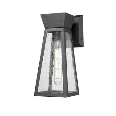 Artcraft Lighting Lucian Collection 1Light 12" Outdoor Wall Light Black