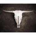 thumbnail image 3 of Ryan, Brooke T. 18x15 Black Modern Framed Museum Art Print Titled - Sepia Cattle Skull, 3 of 5