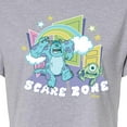 thumbnail image 3 of Monsters Inc. - Scare Zone In The Clouds  - Juniors Cropped Cotton Blend T-Shirt, 3 of 5