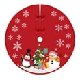 thumbnail image 2 of Christmas Tree Skirt Base Cover 90cm Bottom Decor for Festival Party Holiday C, 2 of 8