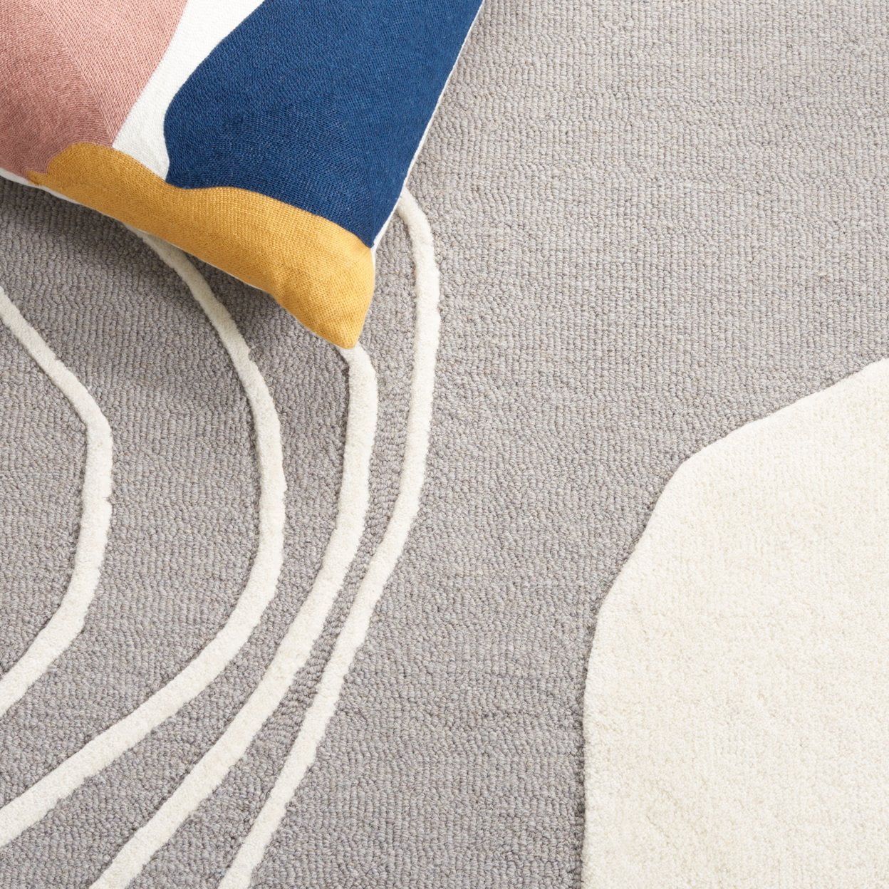 SAFAVIEH Rodeo Drive Dusan Abstract Area Rug, Gray/Ivory, 5' x 8'