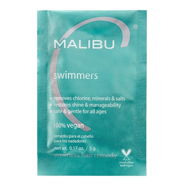 Remedio de bienestar para nadadores Malibu C para el cuidado del cabello (1 paquete)
