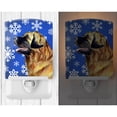 thumbnail image 2 of Leonberger Winter Snowflakes Holiday Ceramic Night Light, 2 of 2