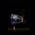 thumbnail image 4 of Diamond Celebrity's 925 White Silver 4.0ct Square Shape Cubic Zirconia Engagement Womens Ring size 7, 4 of 11