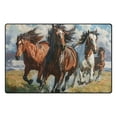 thumbnail image 2 of Horses Run Grassland Area Rug Washable Floor Carpet Mat 60 x 39 inch for Bedroom Living Room Kids Room Home Decor, 2 of 7