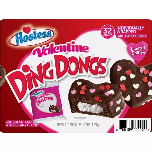 Valentine Ding Dongs 32pk | Premium - Walmart Business Supplies
