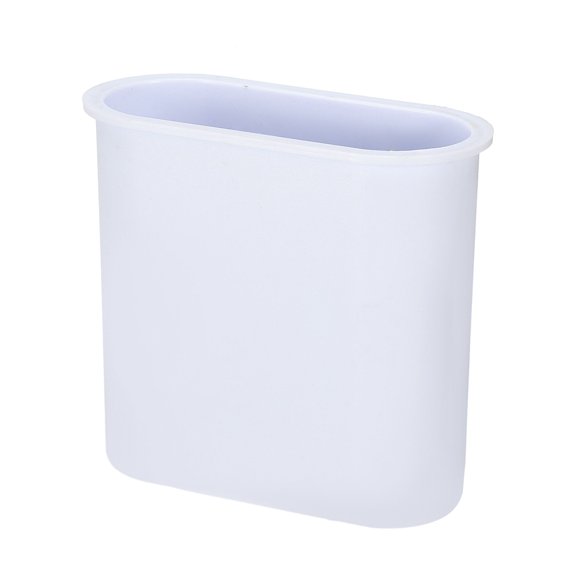Unique Bargains Wall Mount Toothbrush Holder Stand for Bathroom White 4.65"x2.13"x4.25" Self Adhesive Tooth Brush Holder