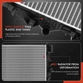 thumbnail image 6 of A-Premium Engine Coolant Radiator Assembly with Transmission Oil Cooler Compatible with Chevrolet Cruze 2014-2015, Cruze Limited 2016 & Buick Cascada 2016-2019, 1.4L 1.6L 1.8L, Automatic Transmission, 6 of 8